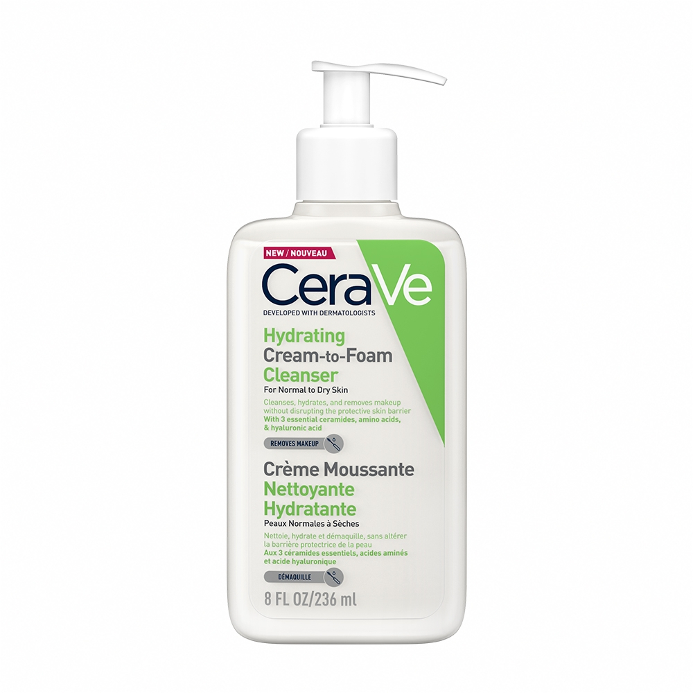 CeraVe適樂膚 溫和洗卸泡沫潔膚乳 236ml