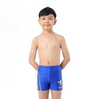 芭比游泳👣Marium男童休閒平口泳褲23143-機械鼠