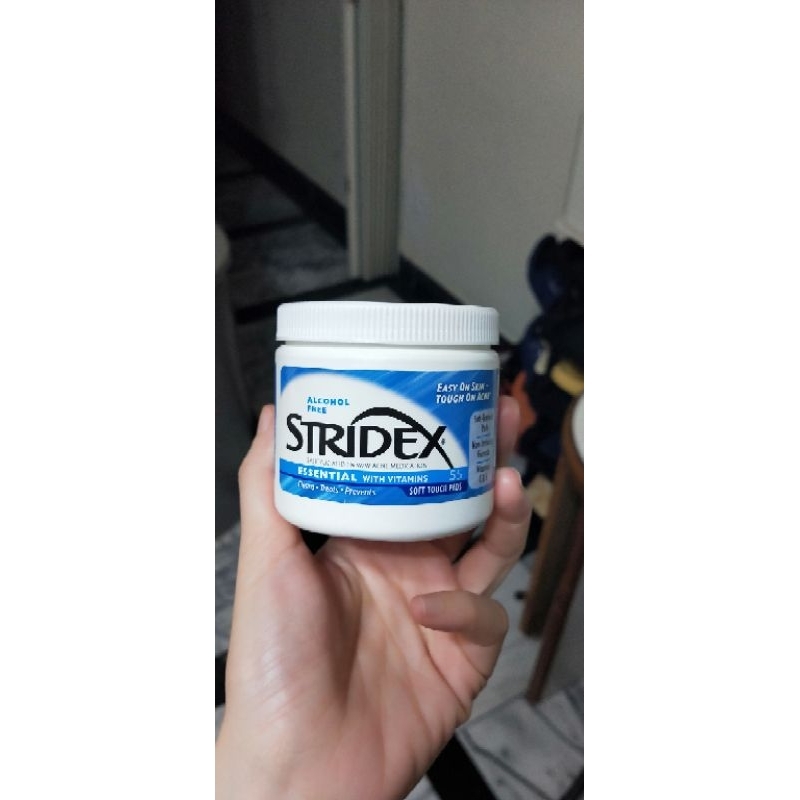 （二手）Stridex 水楊酸棉片藍色1% 55片