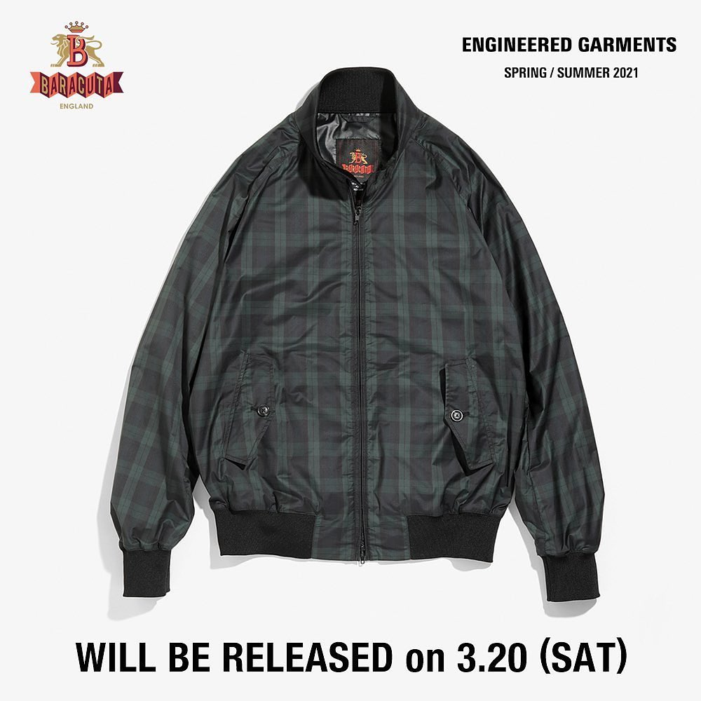 BARACUTA ENGINEERED GARMENTS G9 HARRINGTON JACKET