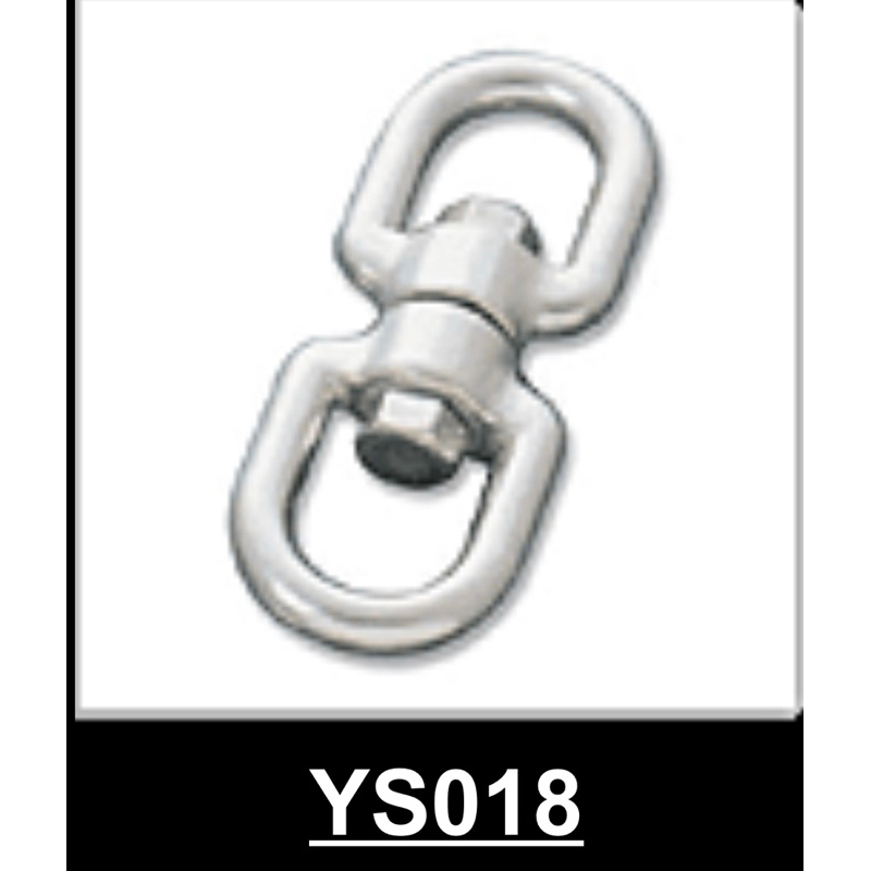 含税 台製 白鐵旋轉鉤 迴轉圈 YS018 4mm~10mm 8字環 雙環式 旋轉鉤 接環 扣具 勾環