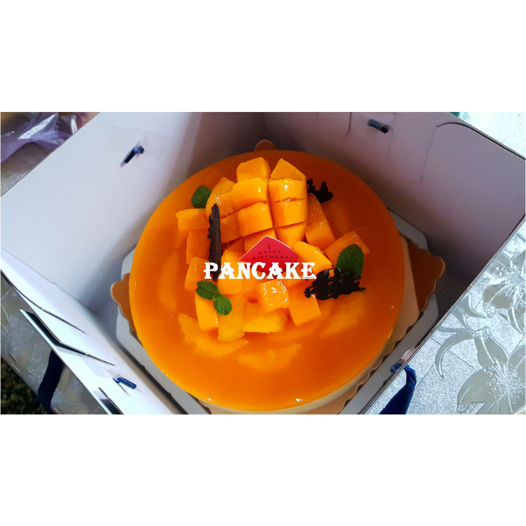 【PANCAKE】(芒果季限定)香芒覆盆子蛋糕-8寸(僅限工作室自取)｜Mangue passion framboise