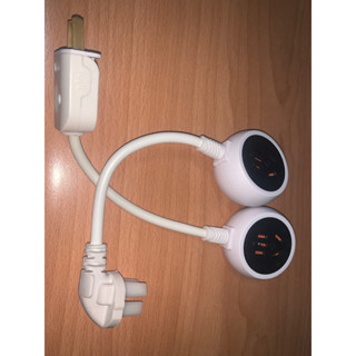 電源延長線插座五孔10A-兩種一組-20公分長