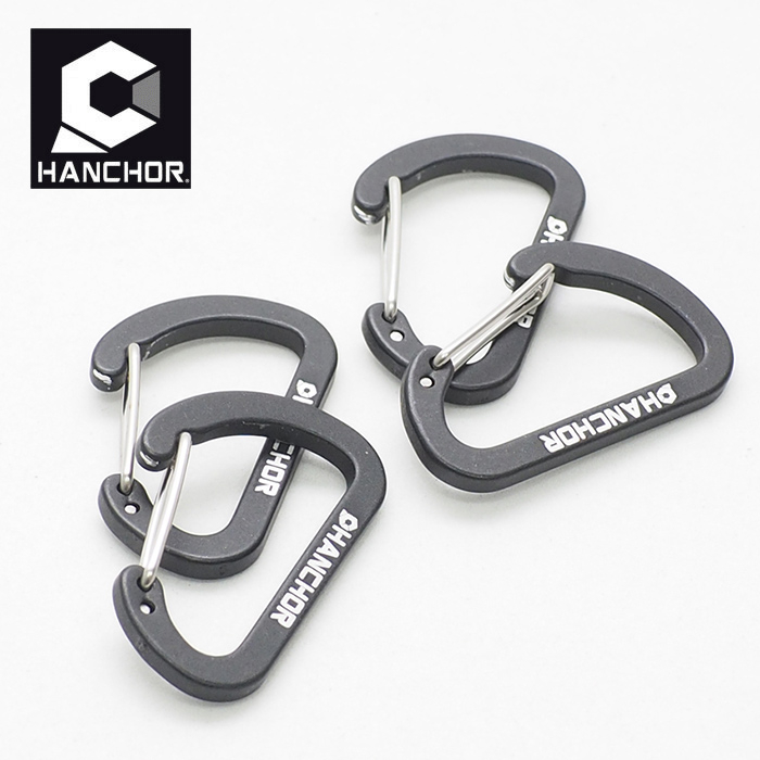 【Hanchor 台灣】鋁合金輕量化小鉤環/4入 (AC79)