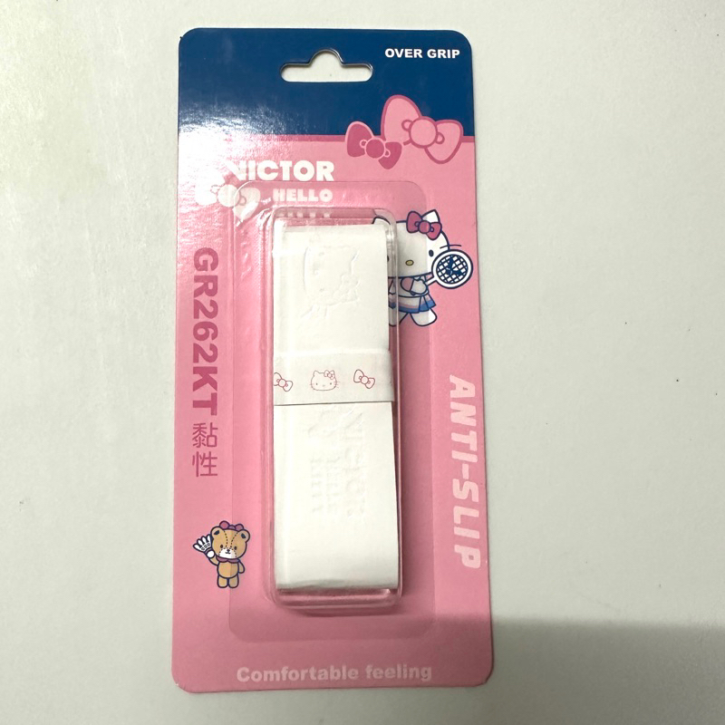 現貨白色-勝利VICTOR X HELLO KITTY 白色 聯名握把布 GR262K I/A/C 握把皮 握把