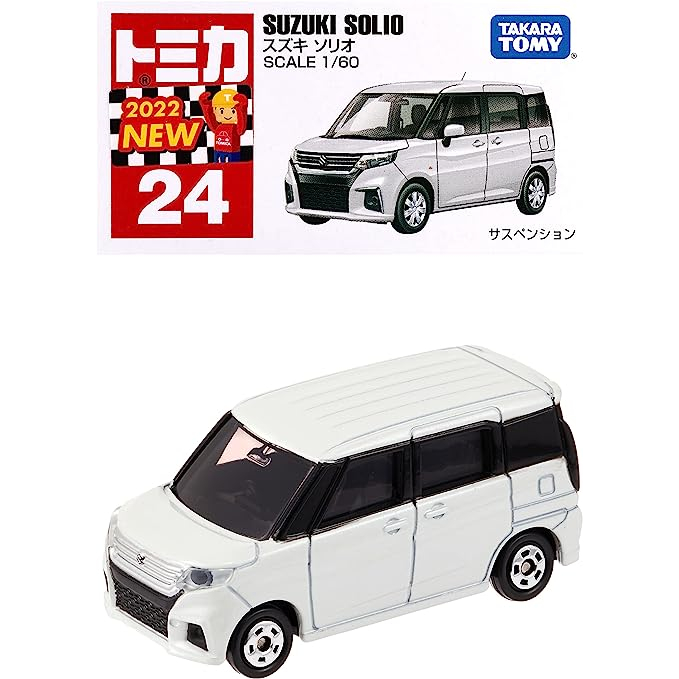 NO.24 鈴木SOLIO 日版 TOMICA 多美小汽車 新車貼