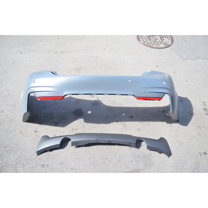 全新BMW F32 F33 F36 420 428 435 升級M TECH 後保總成 原廠PP材質 含下巴