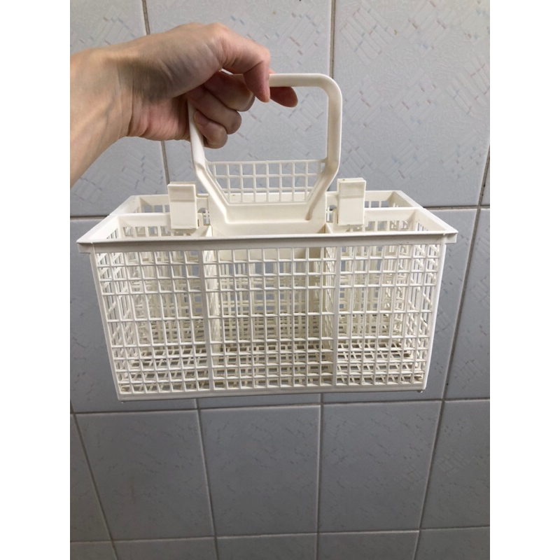 二手 洗碗機餐具籃收納盒配件(白色款)