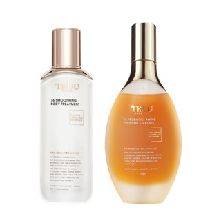 【TRUU童】76酵母水楊酸身體乳120ml+76酵母胺基酸淨膚潔顏露150g【王凱推薦】