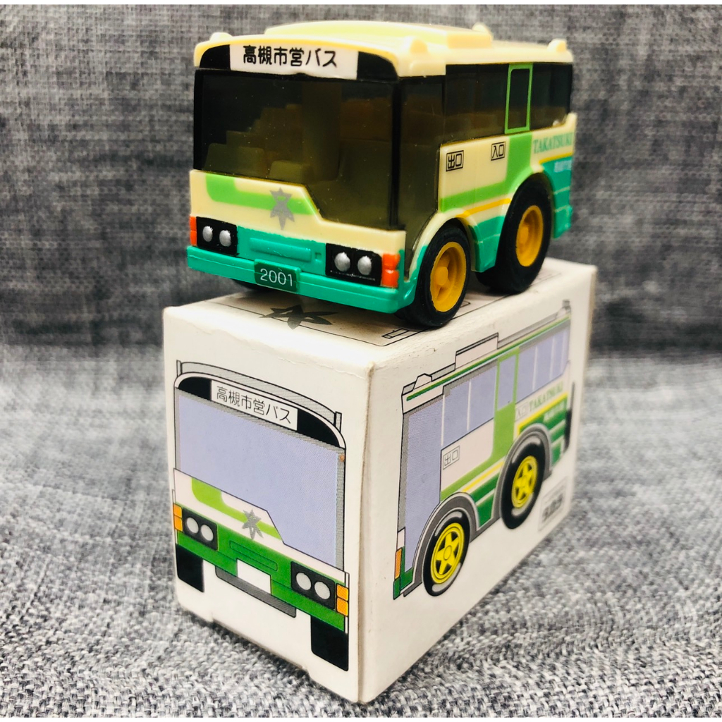 TAKARA 日本原裝 絕版品 Q版 模型巴士 迴力車 高槻市営バス　路線バス#33