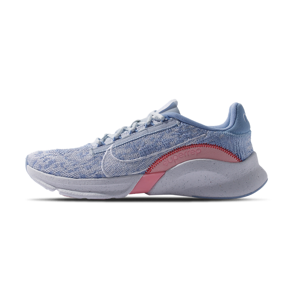 Nike SUPERREP GO 3 NN FK 女鞋 淺藍 粉 健身 機能 運動鞋 訓練鞋 DH3393-005