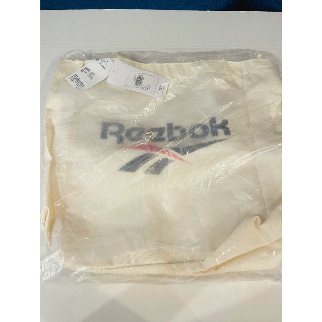 REEBOK 肩背包 CL VT Canvas Tote Bag 男女款 米白 基本款 休閒 復古(GK0672)