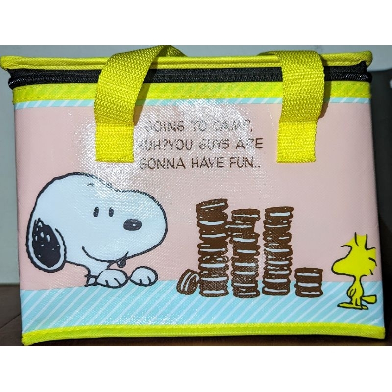 史努比 Snoopy 正版保溫餐袋  超可愛野餐露營必備提袋