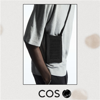🇸🇪【COS】編織包｜手機包｜耳機包｜鑰匙包｜零期包｜斜揹包｜隨身包｜小包｜棉質｜黑｜米白｜交換禮物