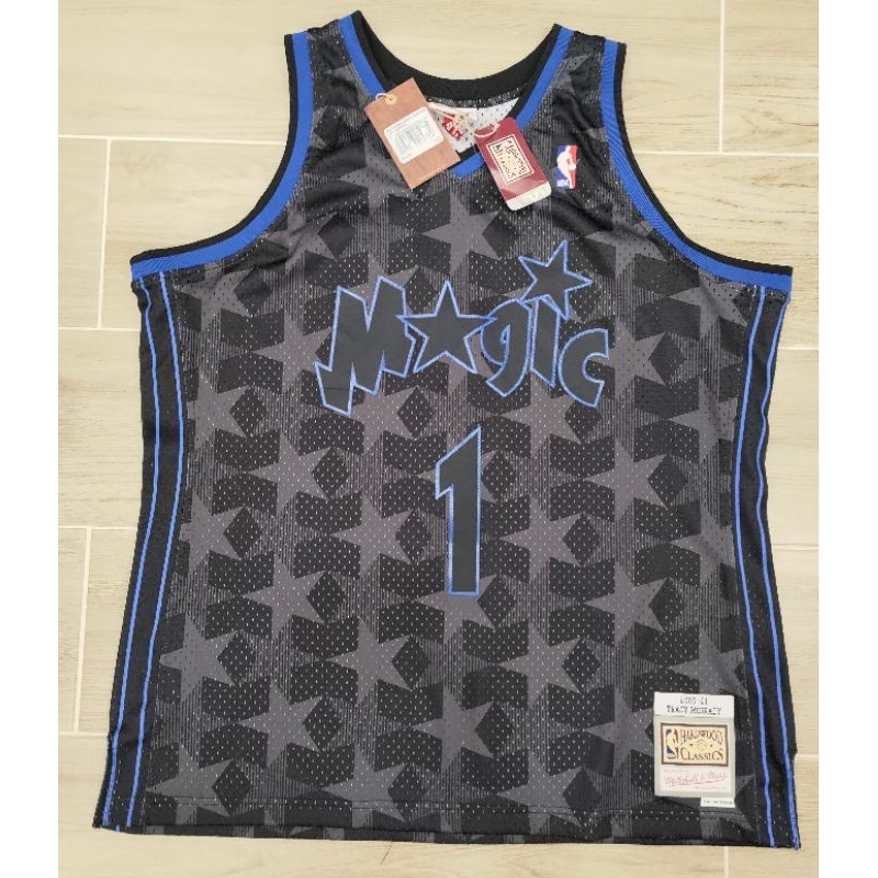 Mitchell and Ness 奧蘭多魔術隊 T-Mac 經典黑流星主場球衣 Tracy McGrady 卡特兄弟