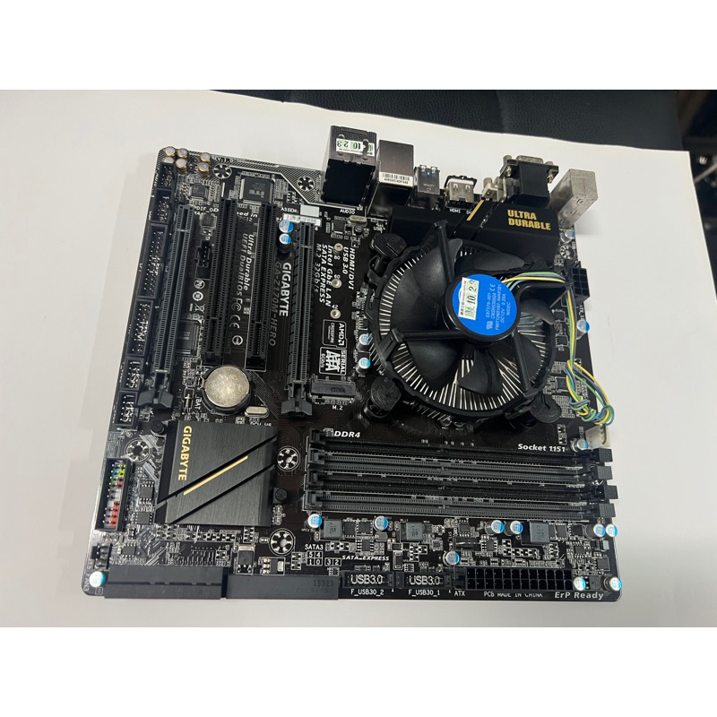 電腦雜貨店～技嘉GA-Z170M-HERO 主機板 1151腳位 二手良品 $1000