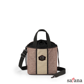 【satana】EXPLORE 探索束口手提包-奶茶拼接(SOSE0050) | 斜背包 手提包 束口包 水桶包