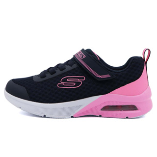 SKECHERS EPIC BRIGHTS 魔鬼氈 運動鞋 中大童 藍粉 R9444 (302343LNVY)