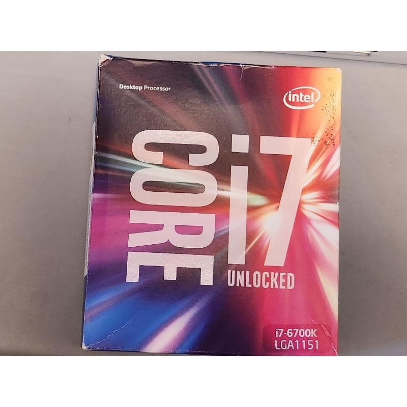 Intel Core i7-6700K 正式版 4C8T 六代模擬八核心 盒裝