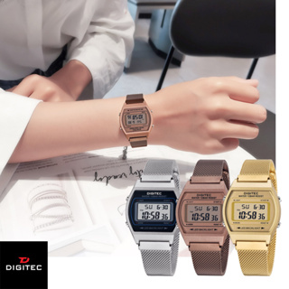 【WANgT】DIGITEC 數碼科技 MDG-6061R 高貴米蘭錶帶多功能防水電子錶