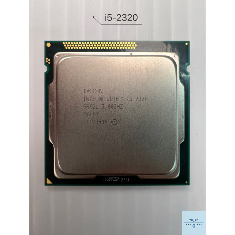 intel Core i5-2320 1155腳位 4核心 CPU 3.00GHz