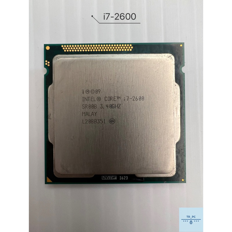 intel Core i7-2600 1155腳位 4核心 CPU 3.40GHz