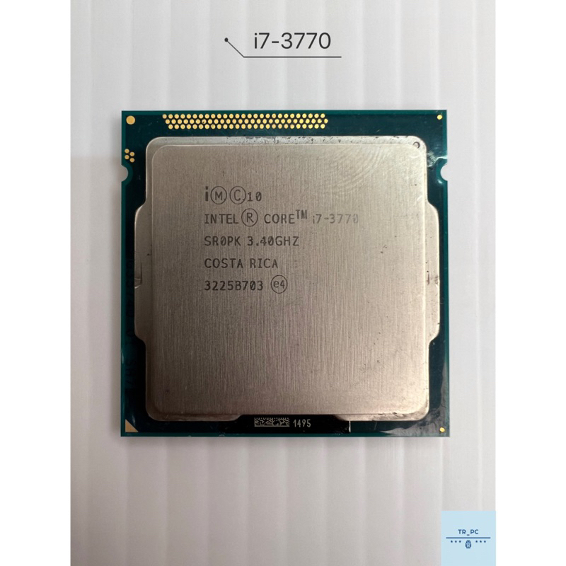 intel Core i7-3770 1155腳位 4核心 CPU 3.40GHz