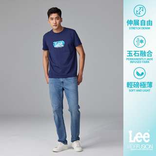 Lee 741 涼感中腰舒適小直筒牛仔褲 男 Modern 淺藍洗水LB317024900