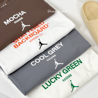 【Sharkhead】現貨 Nike Air Jordan 短袖 重磅 奶油 白綠 藍灰 米白 橘 FQ6991-274