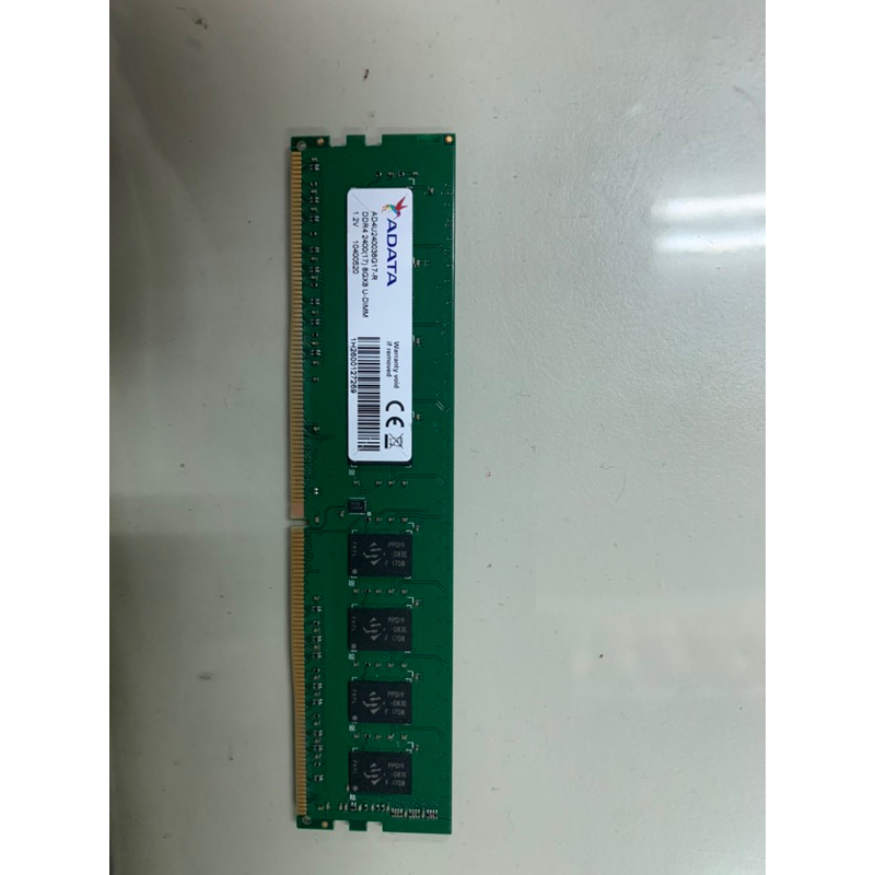 DDR4 8g 單面 威剛adata 2400