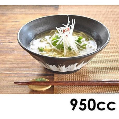 「家電王」 日本製 美濃燒 富士山造型拉麵碗｜950/1300cc 兩種容量 陶器 日本餐具 日系質感 可微波 洗碗機