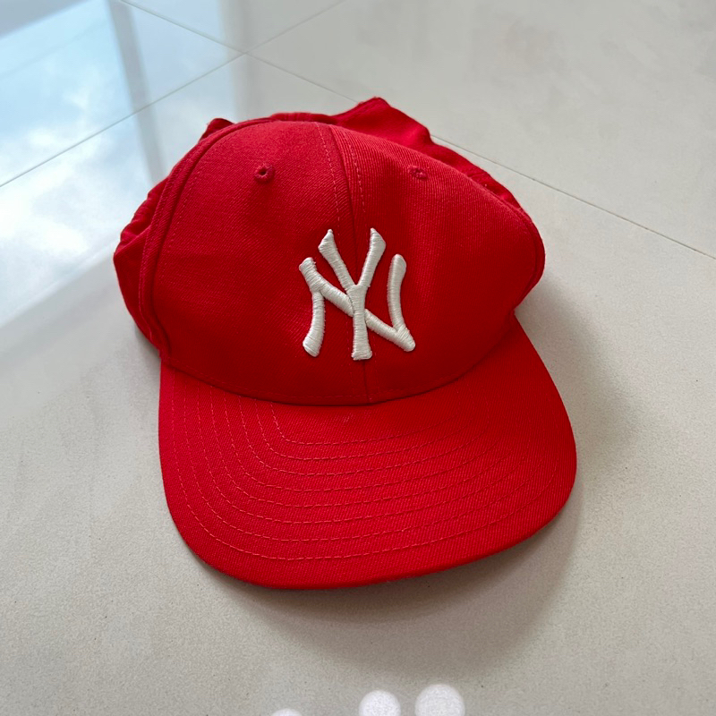 MLB 洋基 可調式棒球帽 老帽 魔鬼氈 正紅色 紐約洋基 Yankee LOGO帽 洋基帽 美國職棒 New Era