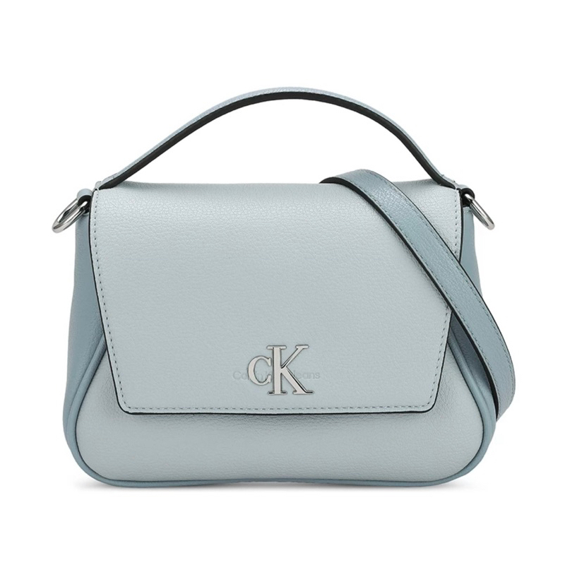 CK Calvin Klein Jeans信封包 斜背包 側背包 水藍色 專櫃原價5千多