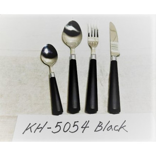 €小歐坊獨家款~不銹鋼食器/餐具組/歐美風牛排刀叉勺/餐具系列/餐廚用品 KH-5054 黑色塑柄TABLEWARE
