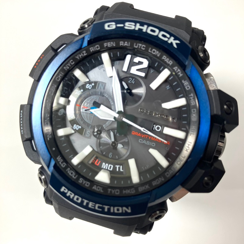 G-Shock 手錶 橡膠錶帶 僅本體 有使用痕跡 GPW-2000 5502 solar 等級B 中古 二手 寶物工廠