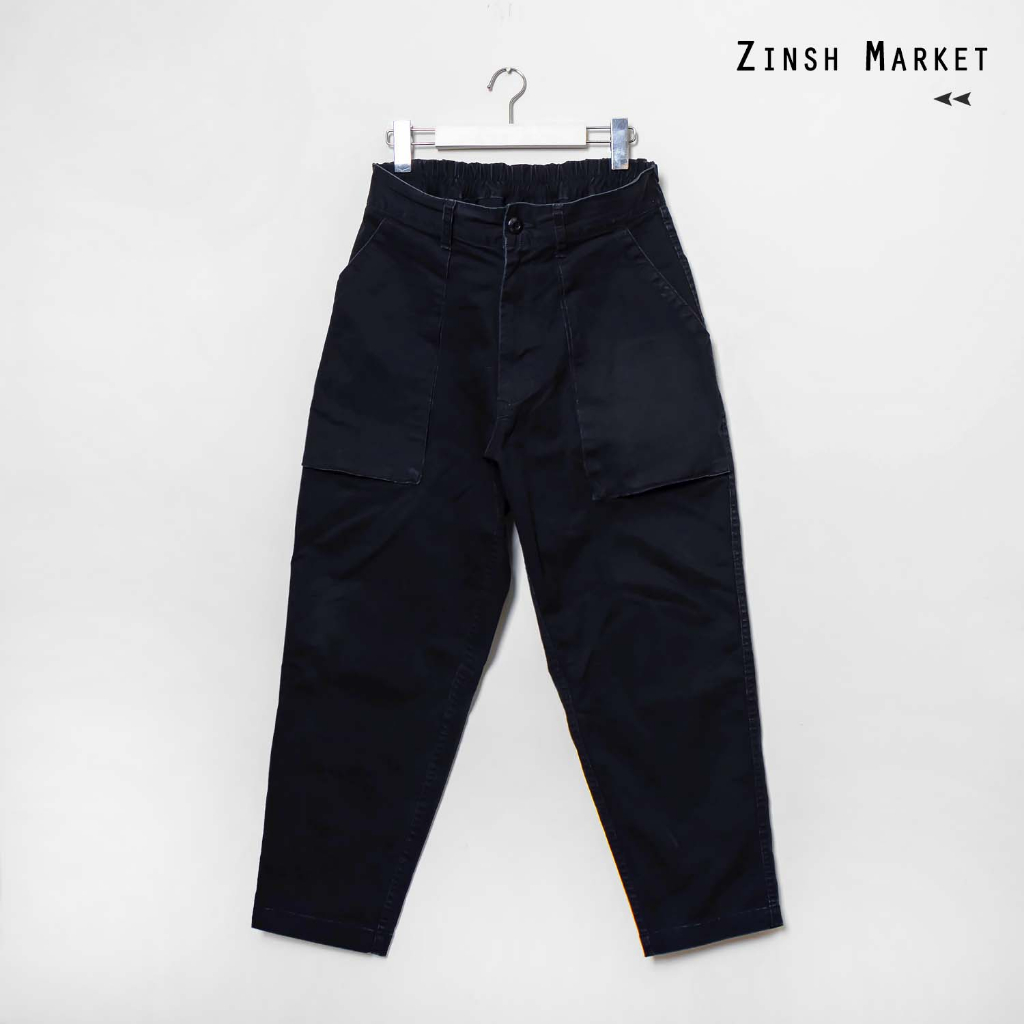 [ ZINSH MARKET ] PERSEVERE 20SS ENZYME TROUSERS 重水洗 大口袋 長褲