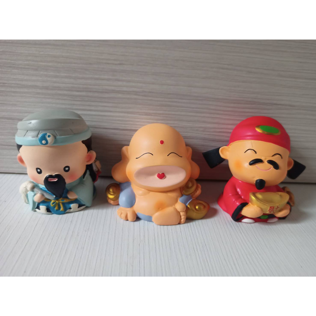 台灣 Q版5公分神明公仔 財神公仔  財神爺公仔 彌勒佛公仔 好神公仔