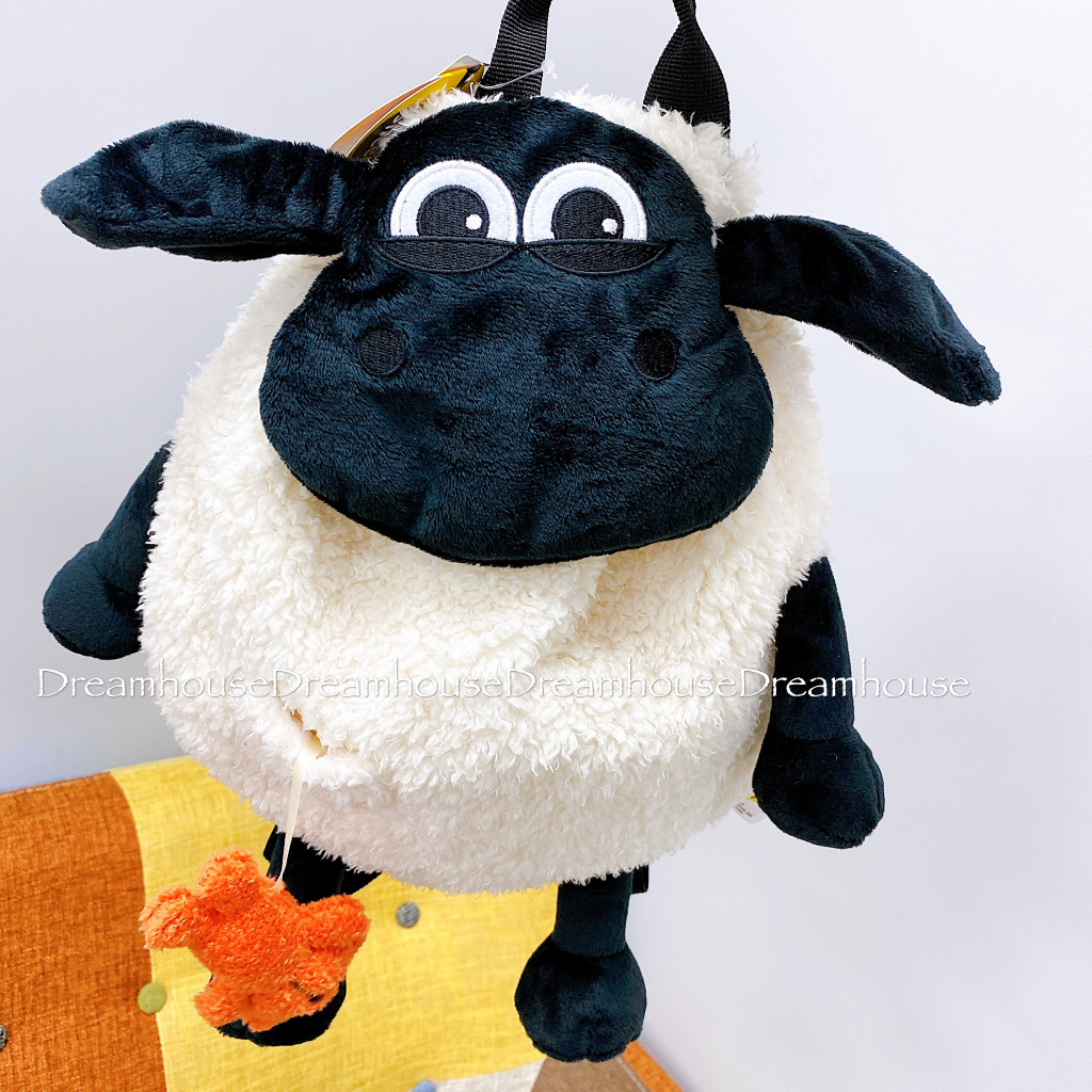 日本帶回 NICI 笑笑羊 Shaun the Sheep 抱熊堤米 添美 Timmy 後背包 絨毛娃娃 造型背包