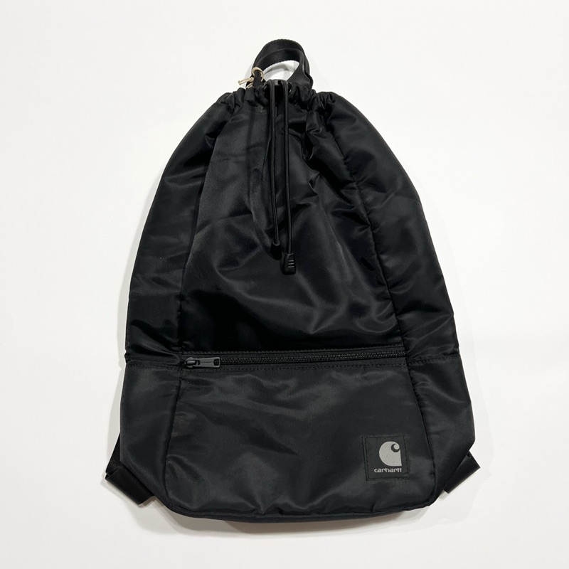 &lt;全新包包&gt; Carhartt WIP Morgan Backpack 黑標 防潑水 歐線 束口袋 束口包 後背包 黑