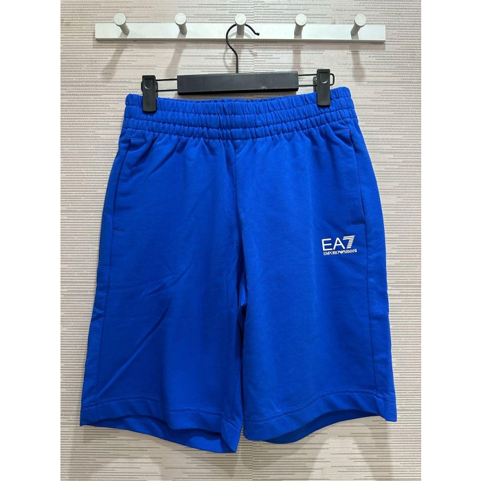 EMPORIO ARMANI 亞曼尼 EA7 短褲 藍 棉褲