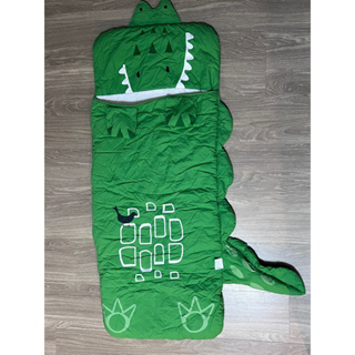 兒童鱷魚造型拉鍊睡袋