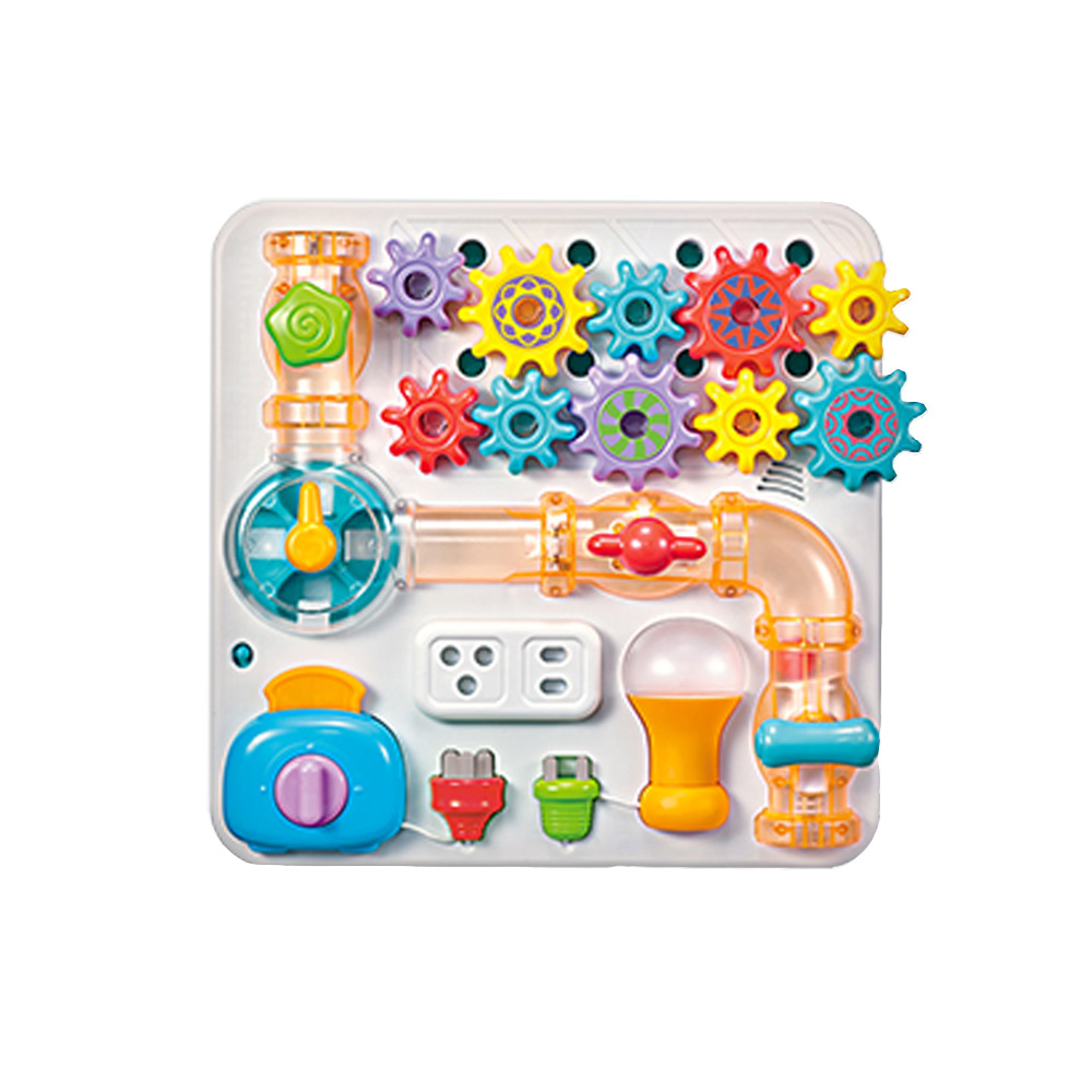 【澳貝auby統合玩具】益智動腦STEM板《461604B》早教學習 幼兒啟蒙 聲光玩具