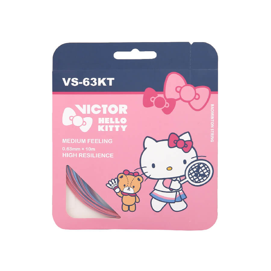 Ψ山水體育用品社Ψ【勝利 羽球鞋】勝利 VICTOR x HELLO KITTY 聯名拍線 VS-63KT IM 羽球線