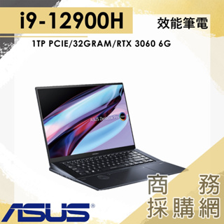 【商務採購網】ASUS 華碩 UX7602ZM-0053K12900H 科技黑