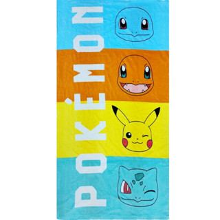 [現貨]寶可夢浴巾 Pokemon 神奇寶貝 小火龍 皮卡丘 日式動漫畫 口袋怪獸 運動健身巾日交換禮物