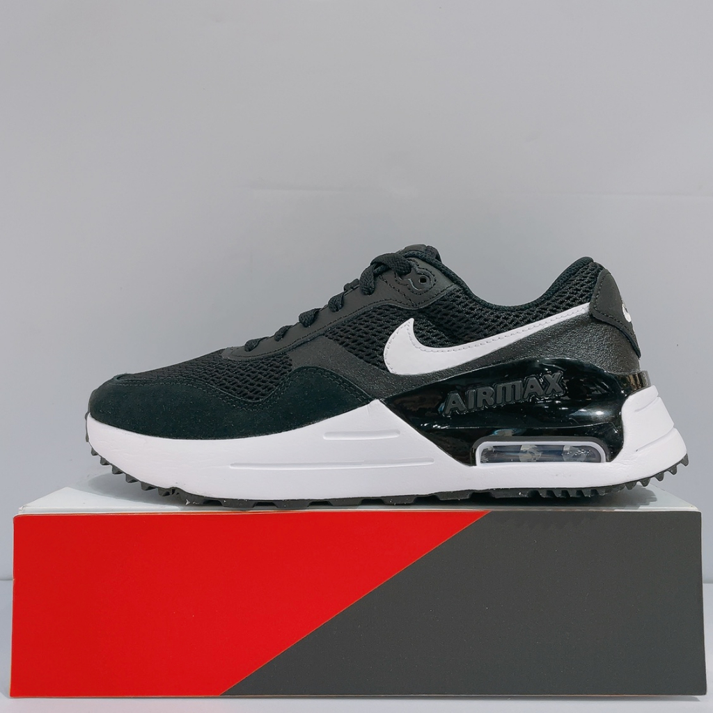 NIKE AIR MAX SYSTM 男生 黑色 透氣 氣墊 復古 運動 休閒鞋 DM9537-001