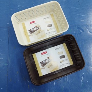 2色隨機 仿竹編織 臺灣製 塑膠 竹編 整理盒 無蓋 收納盒 不透明 箱子 收納盒 塑膠 盒子 加加