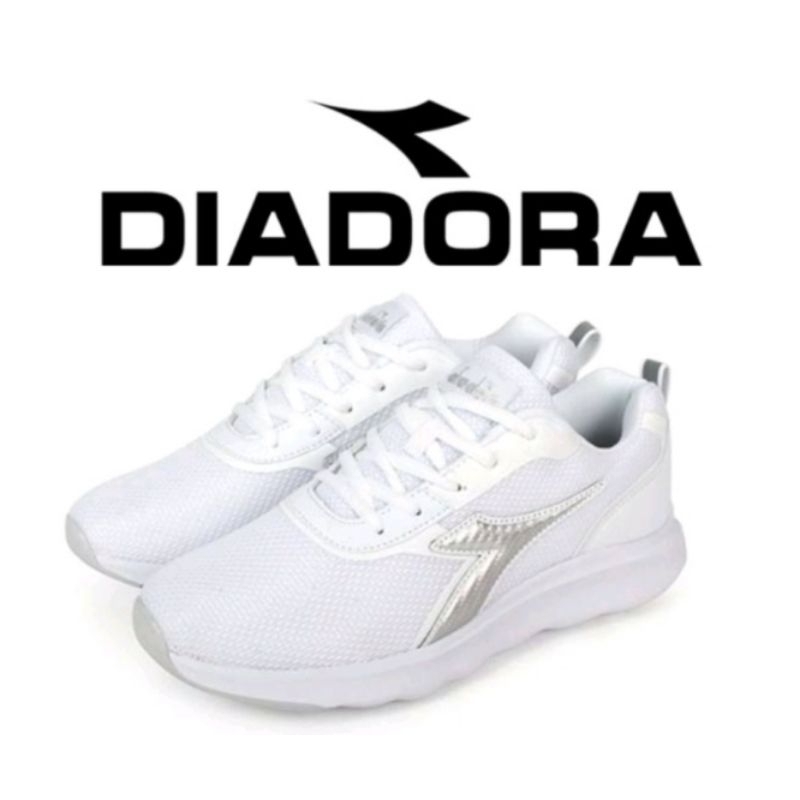 DIADORA 男段 輕量透氣 回彈緩震 減壓機能鞋墊 運動鞋-慢跑鞋 避震反光 DA71186 白銀