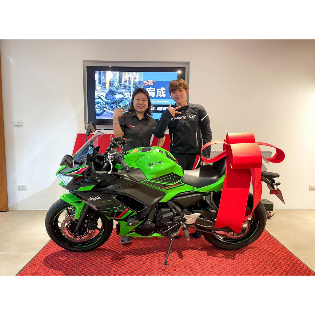 《 康妮賀交車 》恭喜宥成！入手人生第一台檔車 Kawasaki Ninja650 感謝你們喜歡康妮的服務