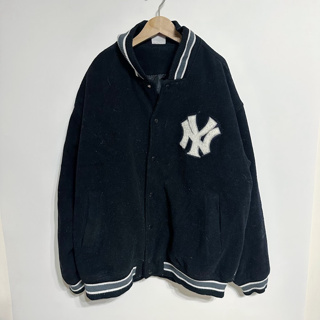MOMO 古著商號 NEW YORK YANKEES 紐約洋基 棒球外套 2XL號